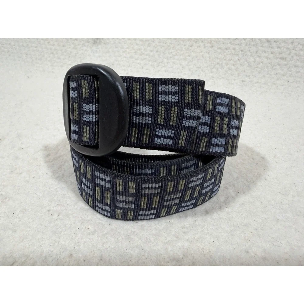 Mossimo Reversible Web Belt Geometric Pattern 1 Inch Casual Streetwear